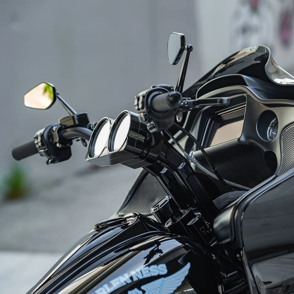 Arlen Ness Method Kickback Handlebar Riser 10" Black - 520-032 For Harley Touring 2015-2024