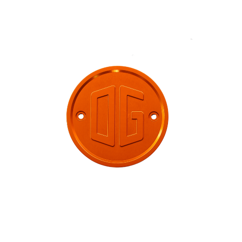 Original Garage Moto OG Gauge Block Off Plate For Harley 1991-2023