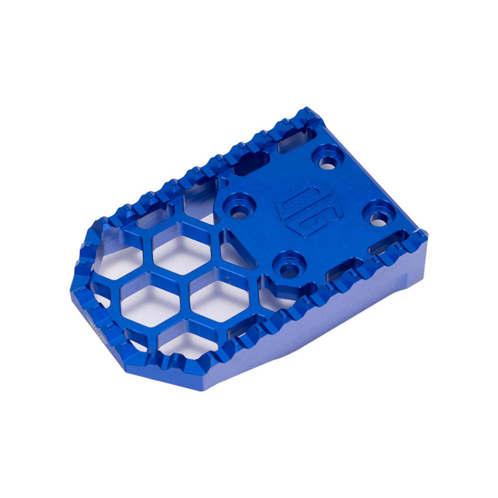 Original Garage Moto OG Bagger HoneyComp V3 Brake Pedal Gripper Kit - Blue - P-PG-40-BL