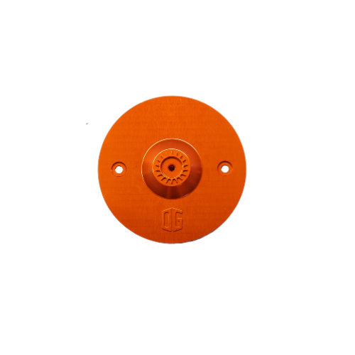 Original Garage Moto OG Quad Lock Reversible Gauge Block Off Plate For Harley Motorcycles 1991-2023
