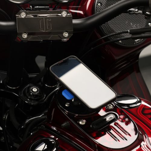 Original Garage Moto OG Quad Lock Reversible Gauge Block Off Plate For Harley Motorcycles 1991-2023