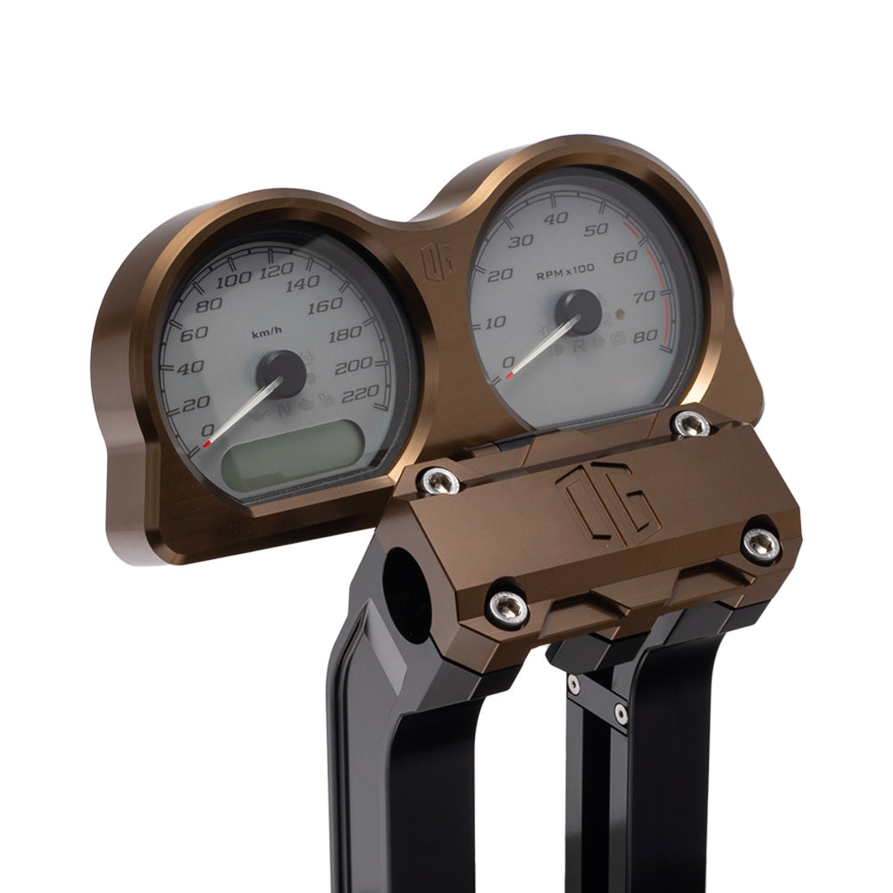Original Garage Moto OG Road Glide Billet Gauges Bezel