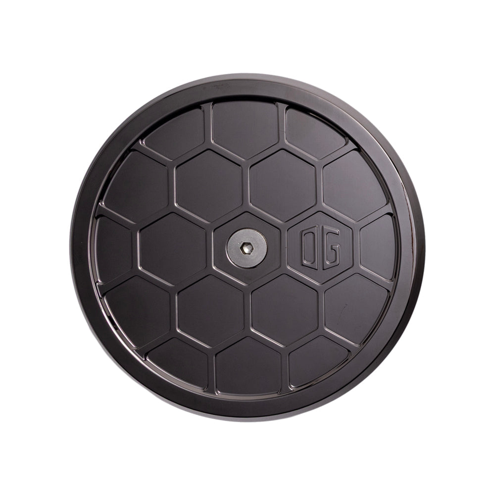 Original Garage Moto OG Round Air Cleaner Cover - HoneyComp