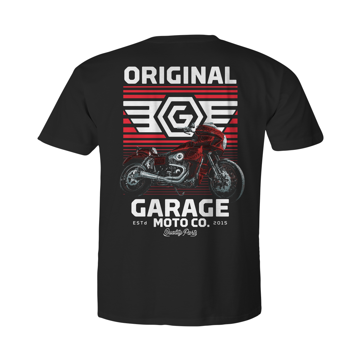 Original Garage Moto OG 10th Anniversary Dyna Tee - Black
