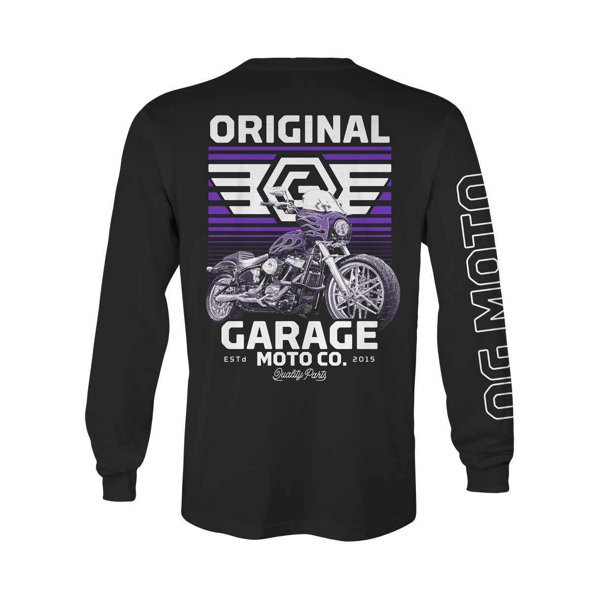 Original Garage Moto OG 10th Anniversary Softail Long Sleeve - Black