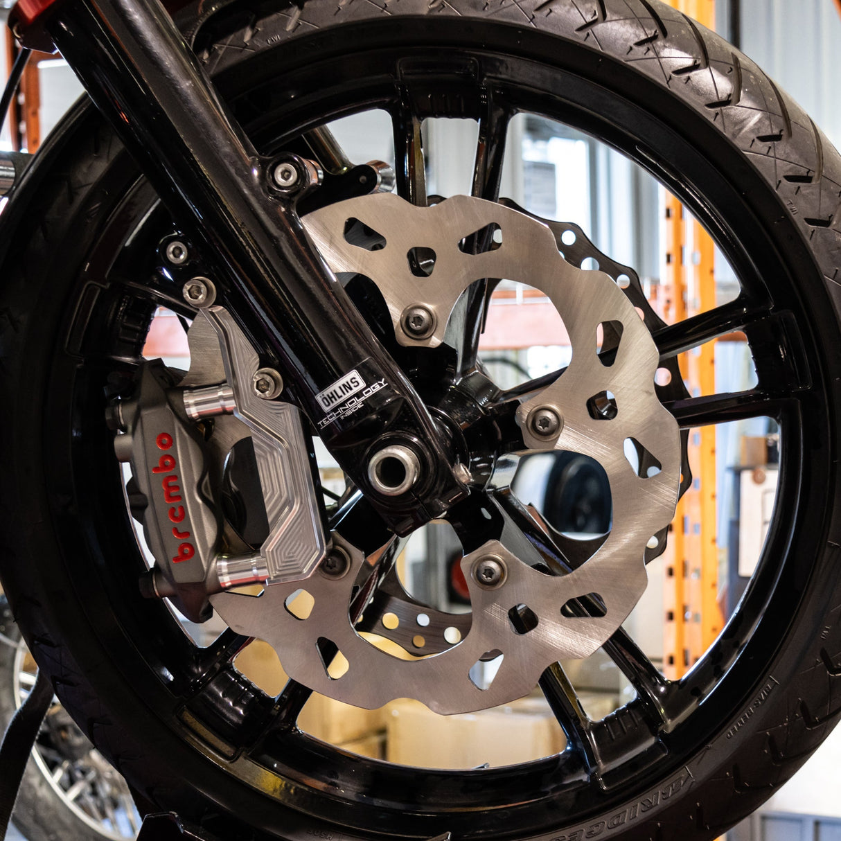 Original Garage Moto OG 13" Complete Radial Big Brake Kit For Touring Spoke Mount