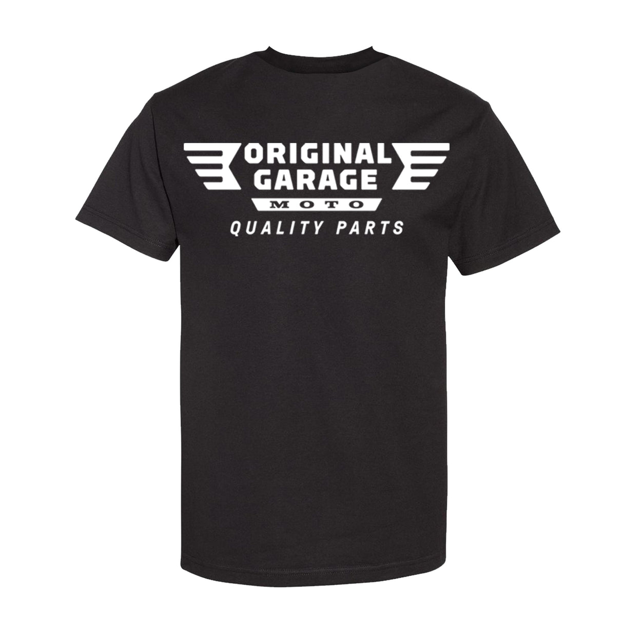 Original Garage Moto Quality Parts Tee - Black