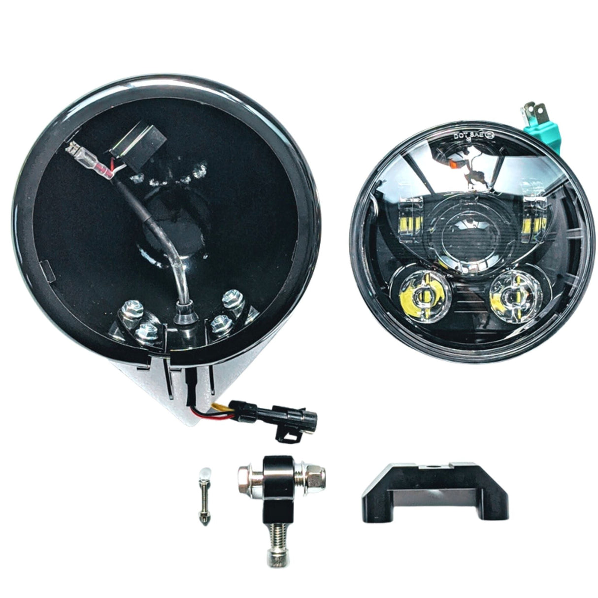 Original Garage Moto OG Softail Low Rider S & Sport Glide Complete Headlight Conversion Kit
