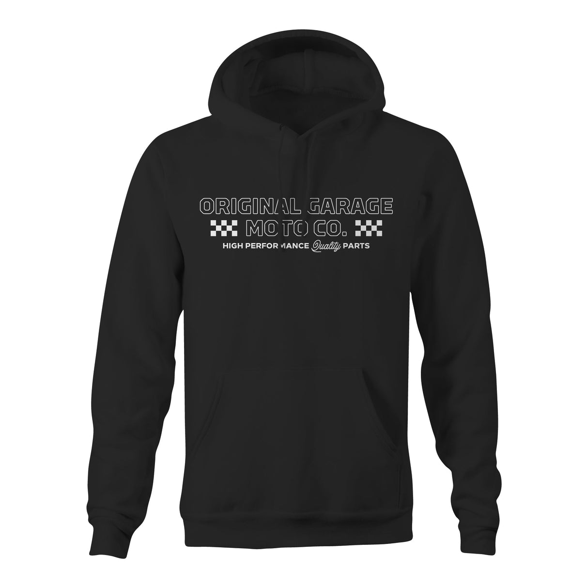 Original Garage Moto Performance & Quality Hoodie - Black