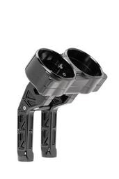 Khrome Werks Billet Risers 7" Road Glide top clamp black 350150