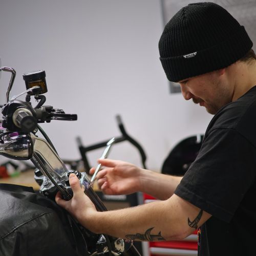 Original Garage Moto Quality Parts Beanie