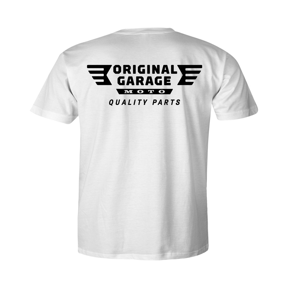 Original Garage Moto Quality Parts Tee - White