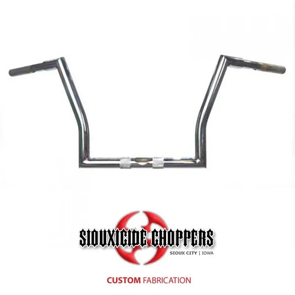Siouxicide Choppers Road King Handlebars 1 1/2 In, 10 In, Black For Harley Road King 2014-2025