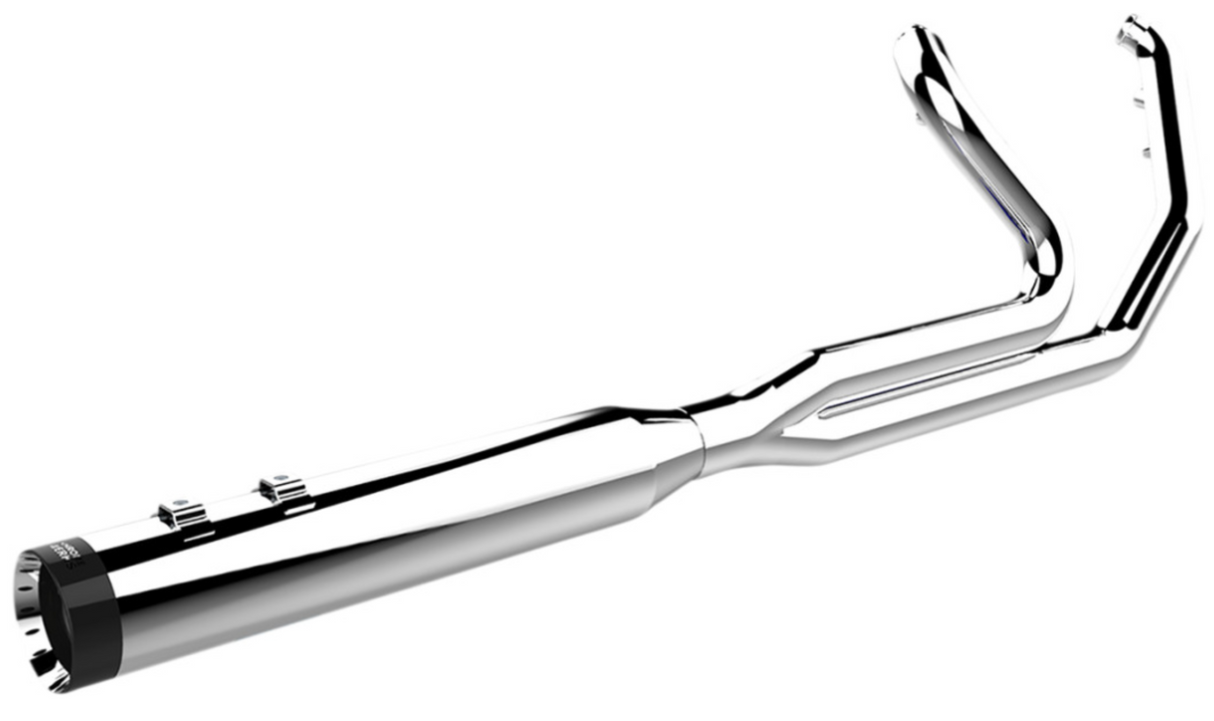 Khrome Werks 2-Into-1 Outlaw Exhaust System Chrome - 200780 For Harley Touring 2009-2016