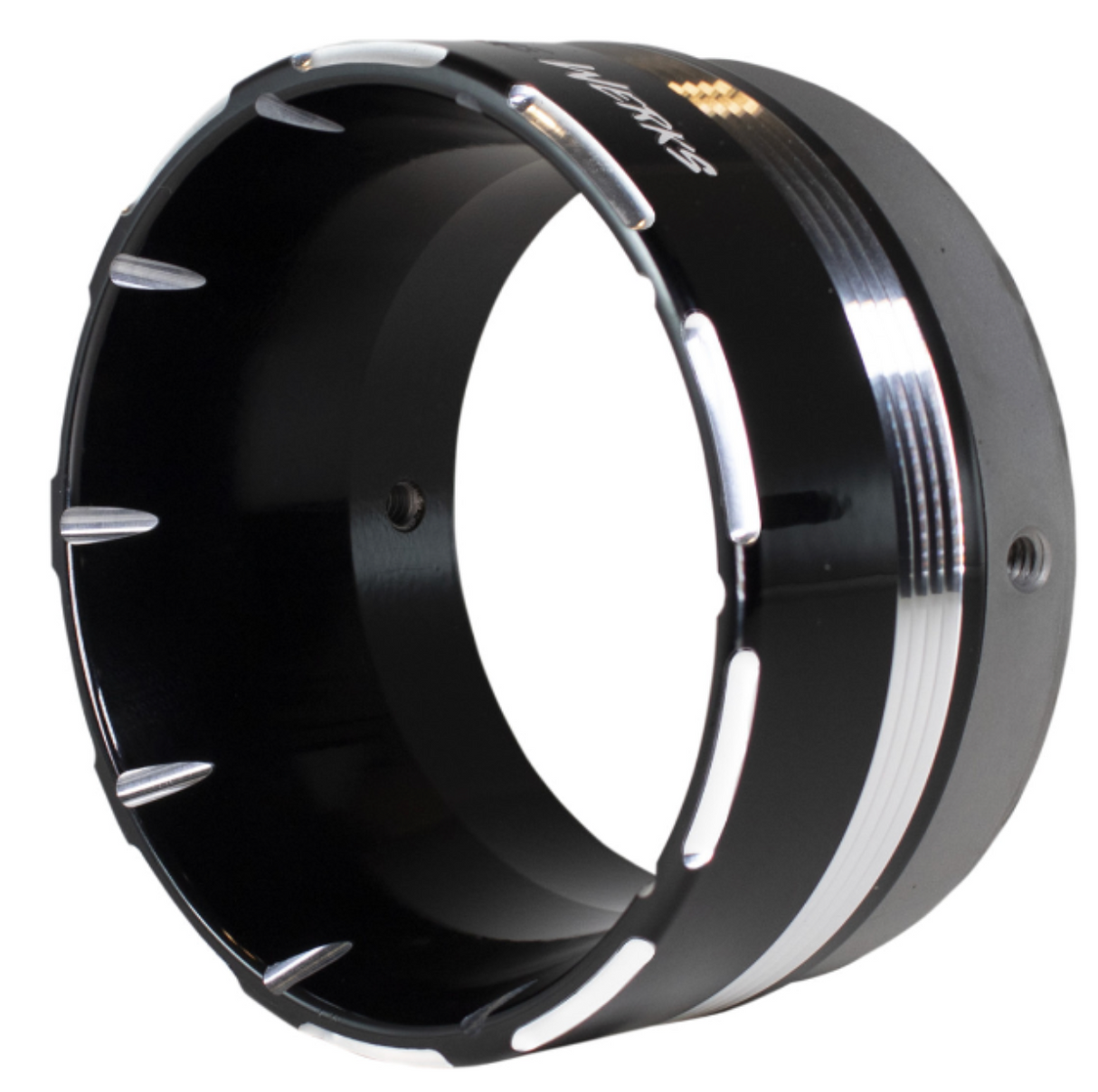 KHROME WERKS 1800-2176 200810A 2-into-2 Dominator Exhaust System with 4-1/2" Mufflers - Black - FL