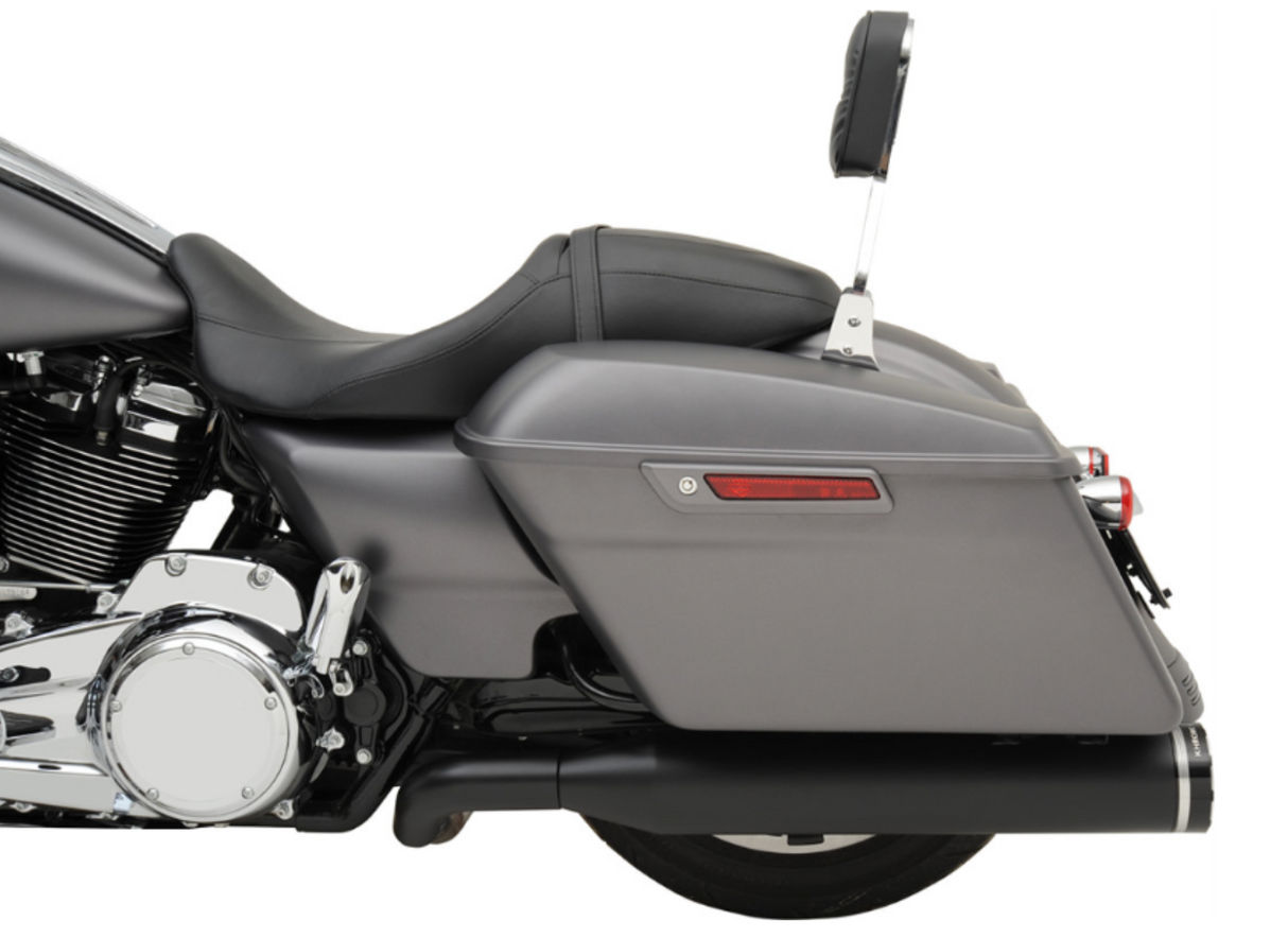 KHROME WERKS 1800-2176 200810A 2-into-2 Dominator Exhaust System with 4-1/2" Mufflers - Black - FL