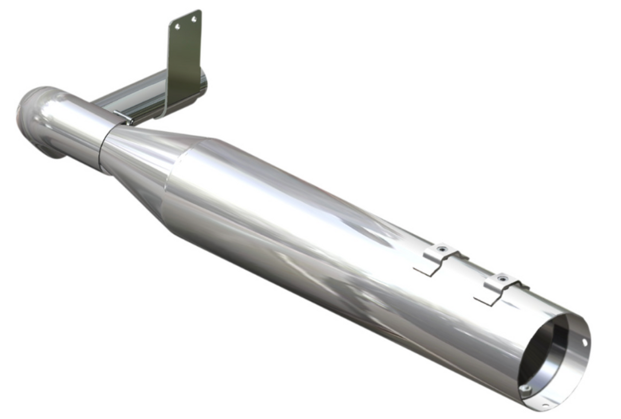 Khrome Werks Sidekick Ghost Pipe Chrome - 200790 For Harley Touring 2009-2026