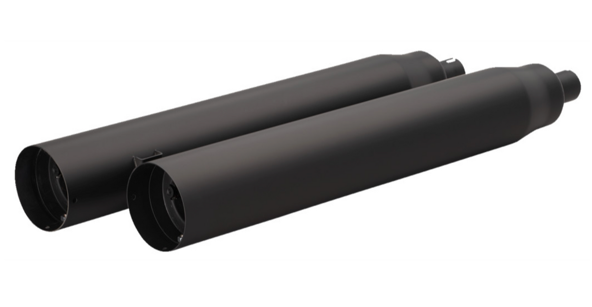 Khrome Werks 4-1/2" War Hammer Mufflers Black - 202235 For Indian 2014-2022