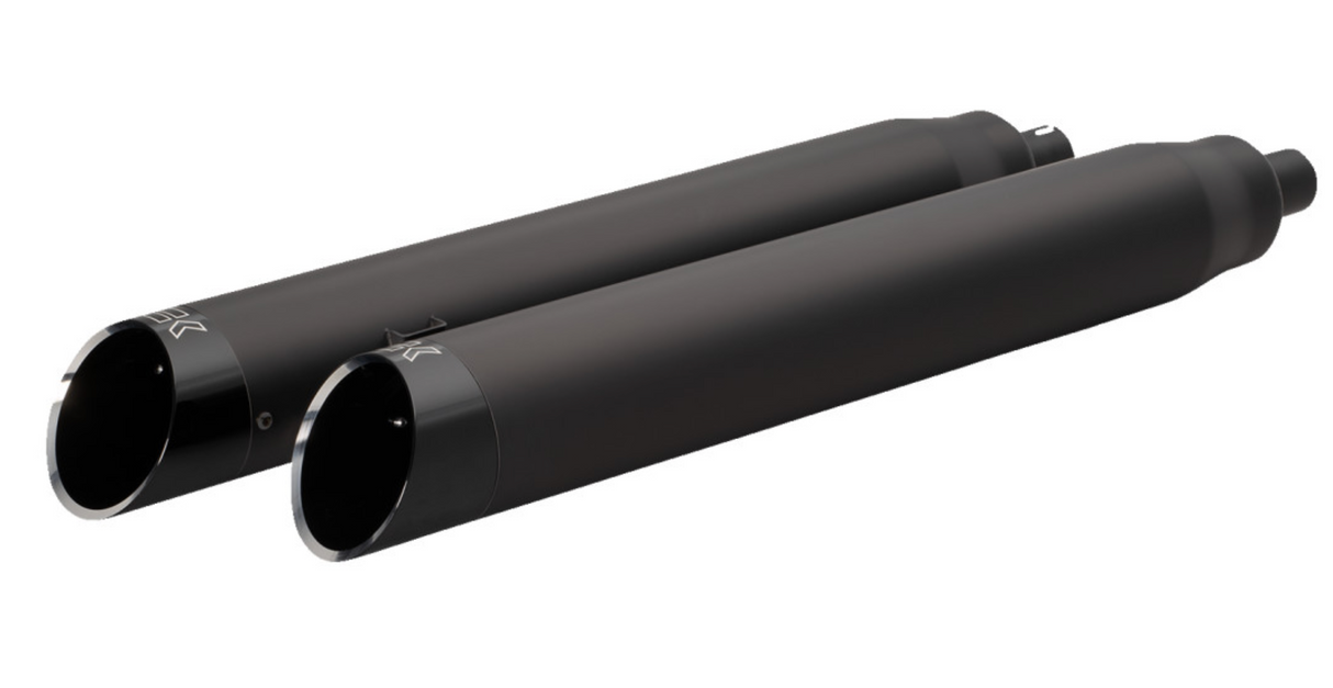Khrome Werks 4-1/2" War Hammer Mufflers Black - 202235 For Indian 2014-2022