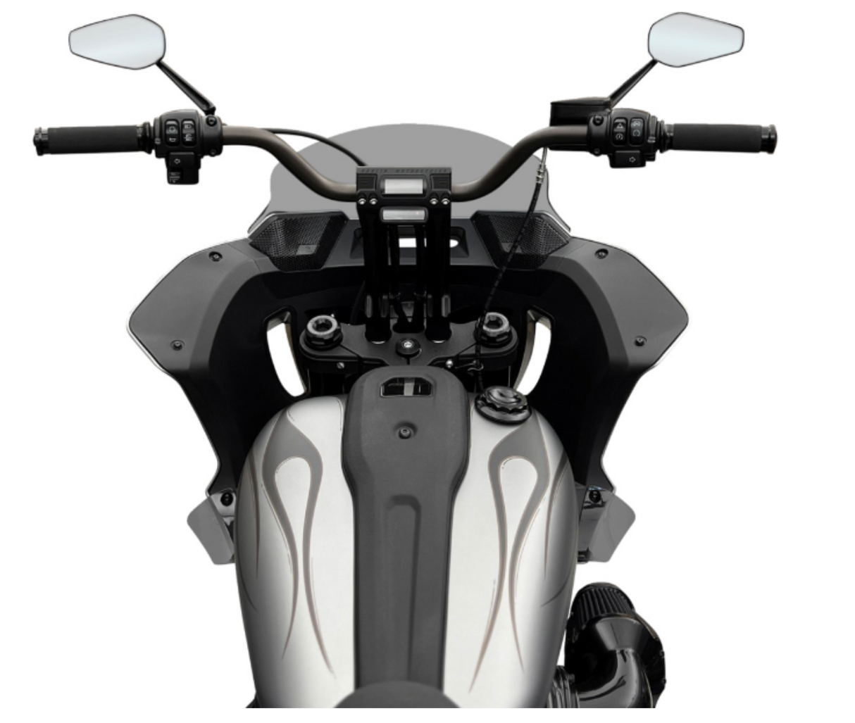 Kodlin USA Fastback Risers 10" Black - K55121 For Harley Softail 2018-2024
