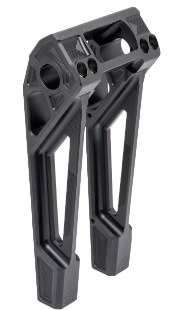 Kodlin USA Fastback Risers 10" Black - K55121 For Harley Softail 2018-2024