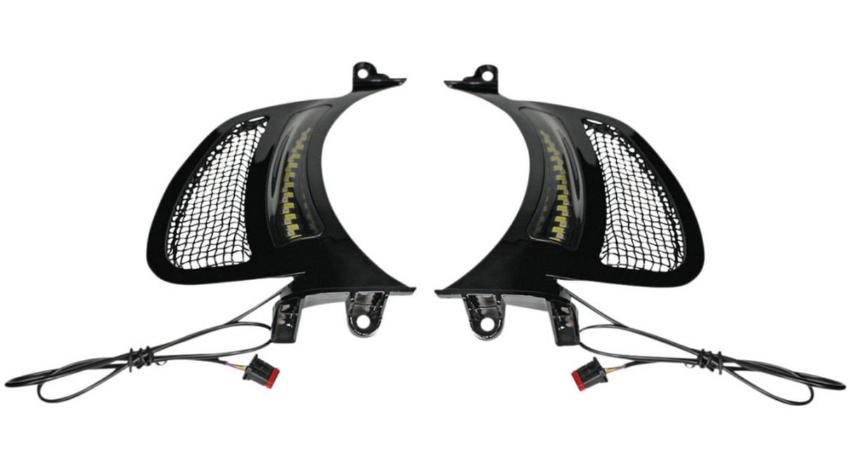 Custom Dynamics Vent Insert - CD-RG-V-AW2-BB For Harley Road Glide 2015-2025