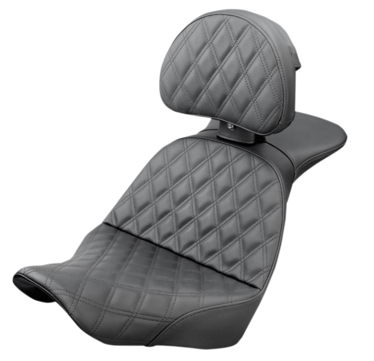 Saddlemen Explorer Lattice Stitch Seat Lattice Stitched Backrest FX - 818-29-030LS For Harley Softail 2018-2026