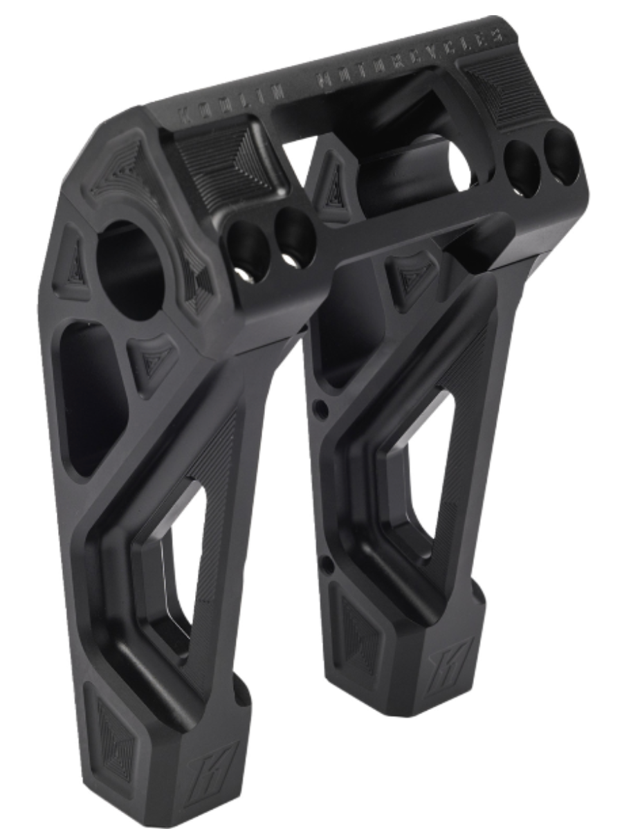 Kodlin USA Fastback Risers 6" Black - K55123 For Harley Softail 2018-2024