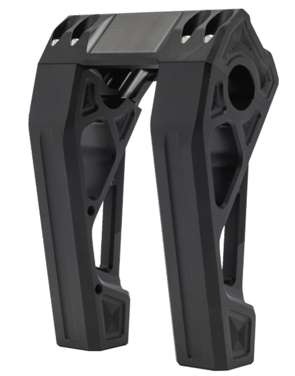 Kodlin USA Fastback Risers 6" Black - K55123 For Harley Softail 2018-2024