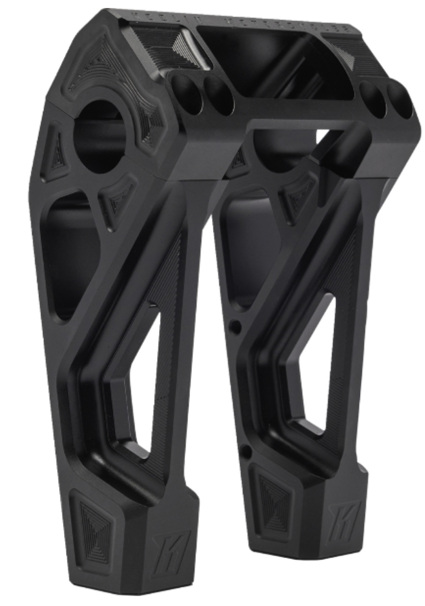 Kodlin USA Fastback Risers 6" Black - K55123 For Harley Softail 2018-2024