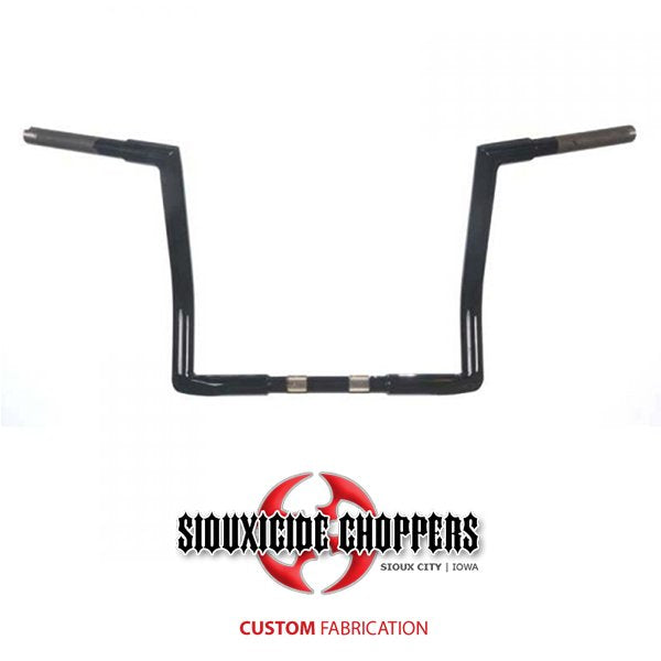 Siouxicide Choppers Street Glide Handlebars 1 1/4 In, 16 In, Black For Harley Street Glide 2008-2013