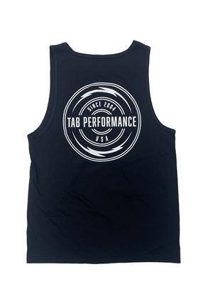 Tab Performance District The Concert Tank Top with Circle Logo - Large TAB-CIRCLE-LOGO-TANK-L-LARGE