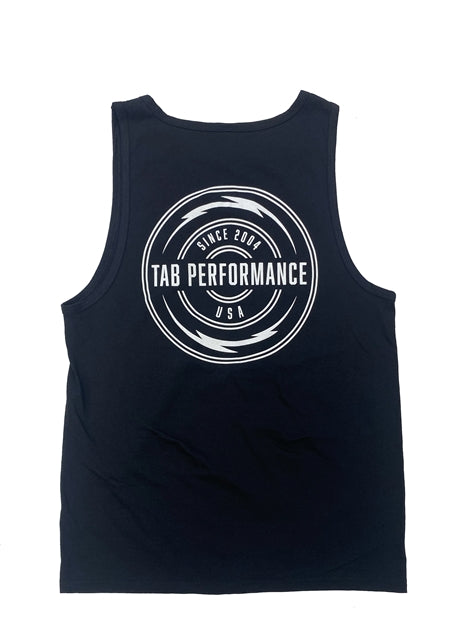 Tab Performance District The Concert Tank Top with Circle Logo - Extra Large TAB-CIRCLE-LOGO-TANK-XL-EXTRA-LARGE