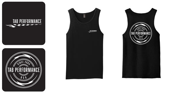 Tab Performance District The Concert Tank Top with Circle Logo - Large TAB-CIRCLE-LOGO-TANK-L-LARGE