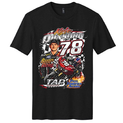 Tab Performance District Perfect Blend CVC Tee with Racing Rider Kyle Ohnsorg - Extra Large TAB-RACE-T-SHIRT-XL-EXTRA-LARGE