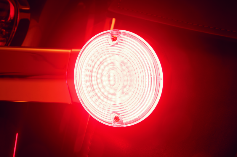 Kuryakyn 2940 Luminez L.e.d Rear Turn Signal Insert 1156 Red Flat Style