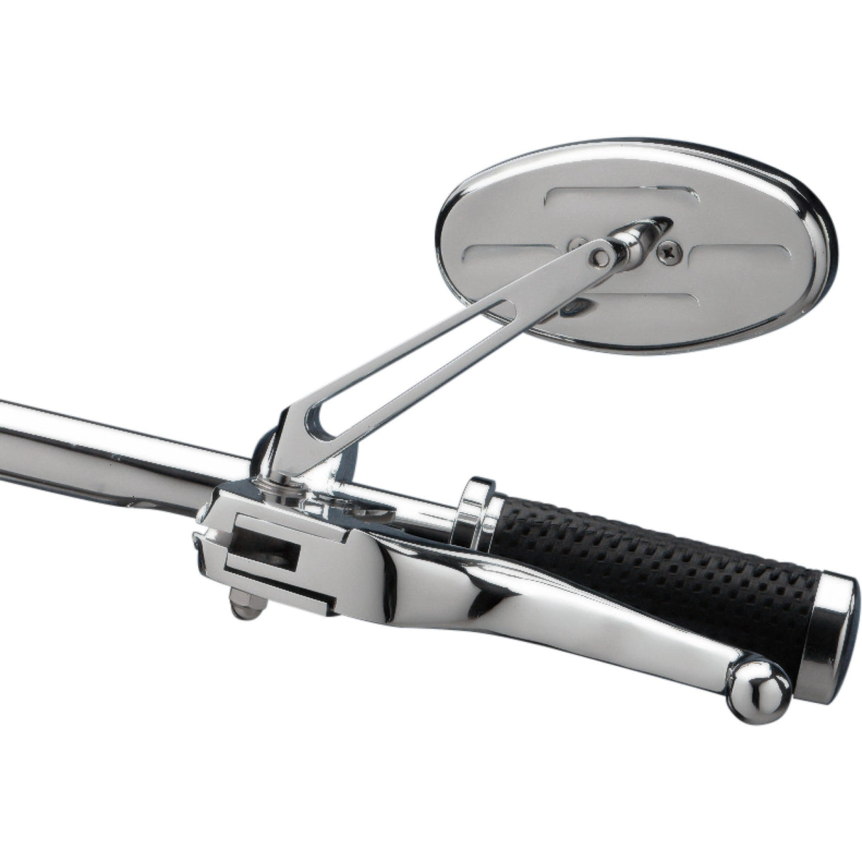 DRAG SPECIALTIES Stealth Mirror - Side View Oval Chrome
