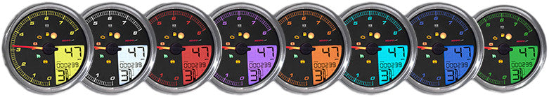 Koso North America Koso HD-05 4.5" Gauge Chrome Bezel, Pre Canbus - BA072100 For Harley Dyna 2004-2013
