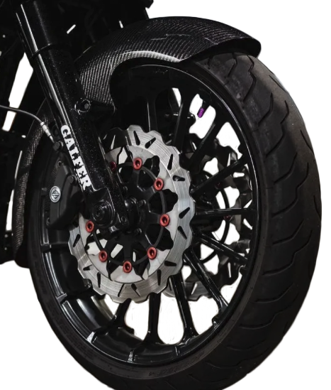 Hofmann Designs 563-04007 HDCF-6007 CARBON FIBER MID-LGTH FENDER FRONT 19" FLH 14-22