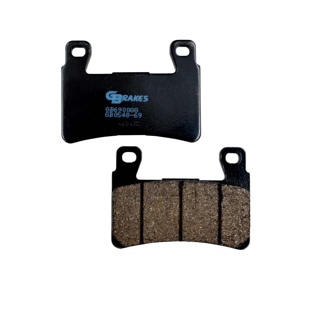 Gbrakes 17-54869 GB0548-69 BRAKE PADS SEMI METALLIC