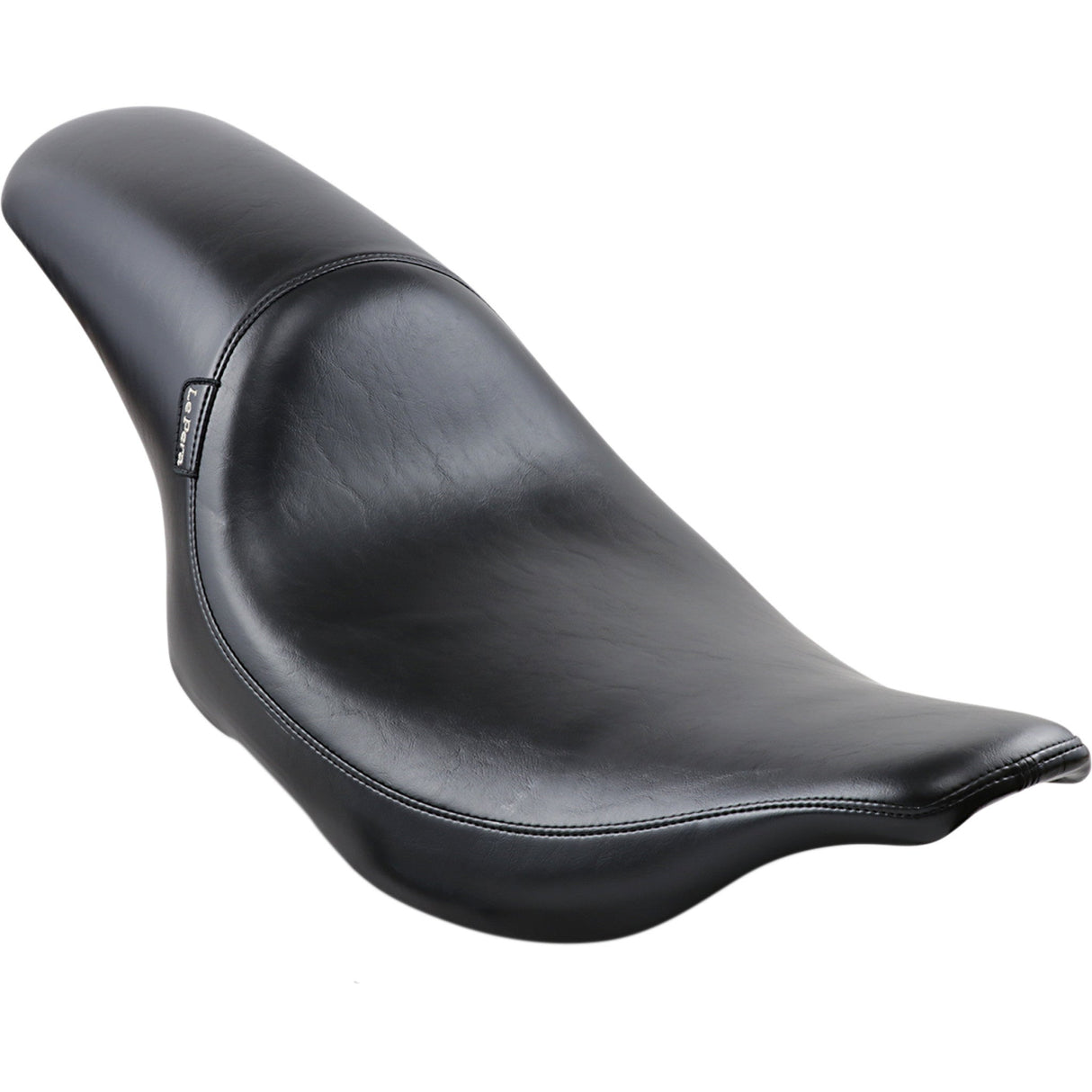 LePera Silhouette Full-Length Seat Smooth Black - L-867 For Harley Touring 1991-1996