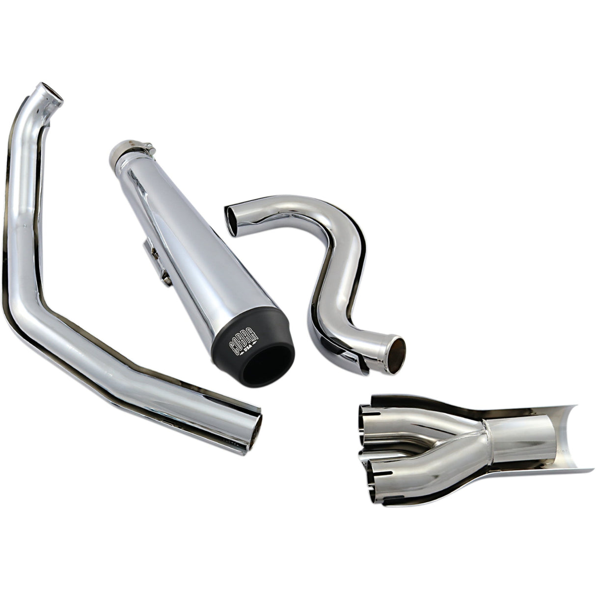 Cobra El Diablo 2-Into-1 Exhaust System - 6485 For Harley Softail 1986-2006