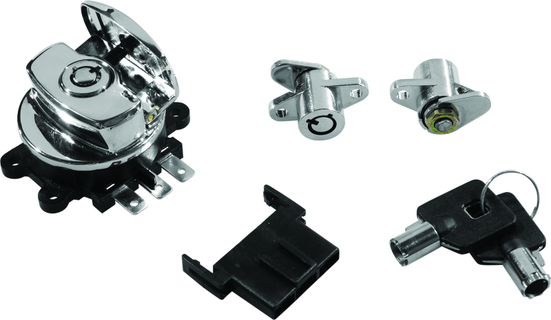 Bikers Choice 483292 99-13 Road King With Hard Bags Chrome Saddlebag Lock Kit