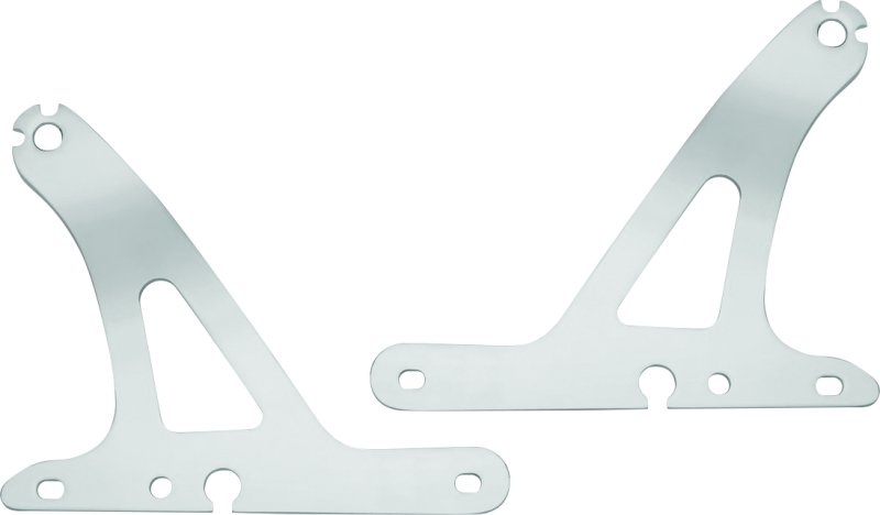 Kuryakyn 7097 Fixed Mounts Multi-purpose Driver & Passenger Backrest 04-22 XL Models Chrome