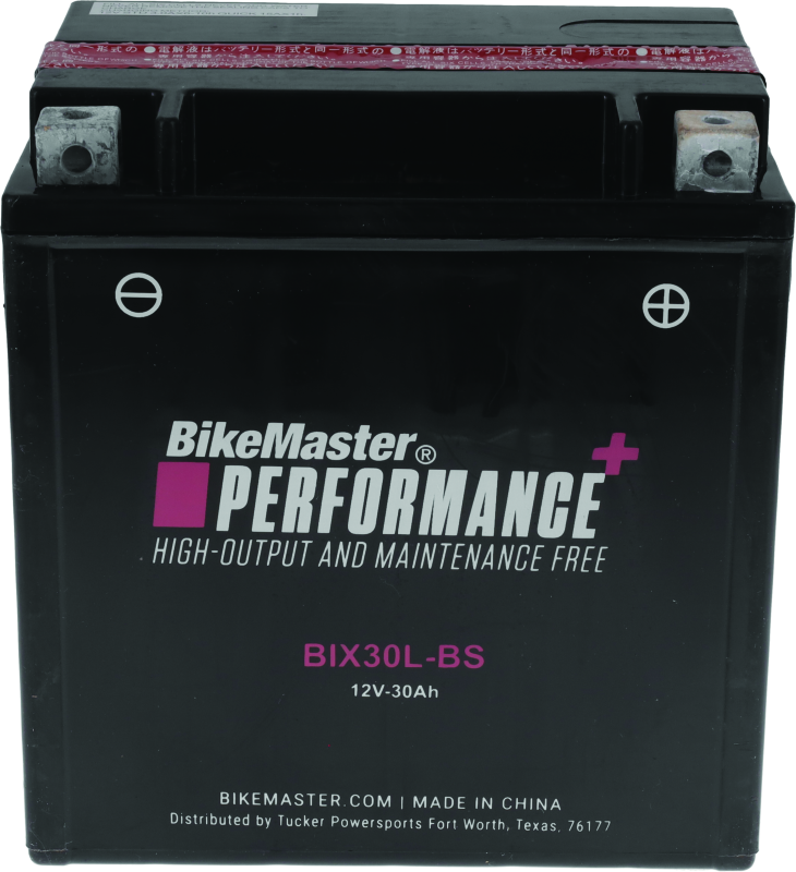 BikeMaster 781139 Battery - BIX30L-BS