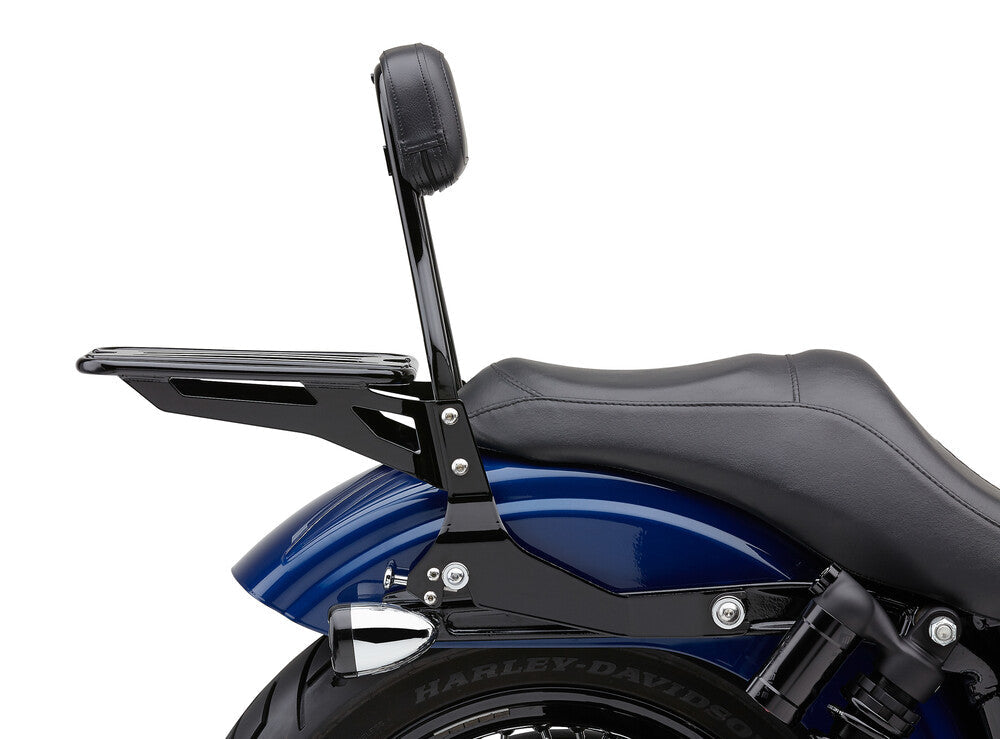 Cobra 82-96531 602-2004B DETACHABLE BACKREST ROUND BLACK DYNA 06-17