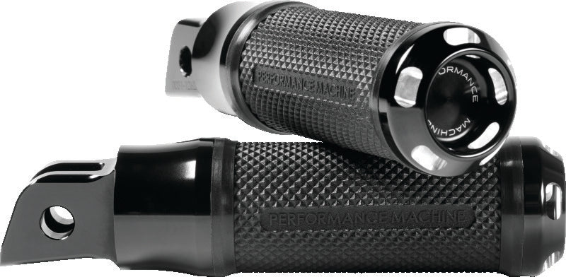Performance Machine Footpegs Apex Rider Contrast Cut - 0035-1239M-BM For Harley Softail 2018-2021