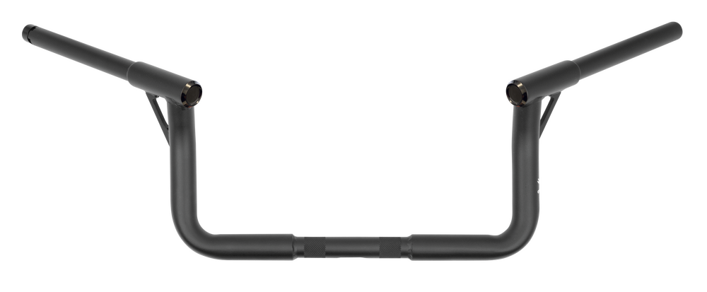 Burly Brand Louie-Bagger 8"BAR 1.25" TBW Matte Black - B12-7007TB For Harley Touring 1986-2024