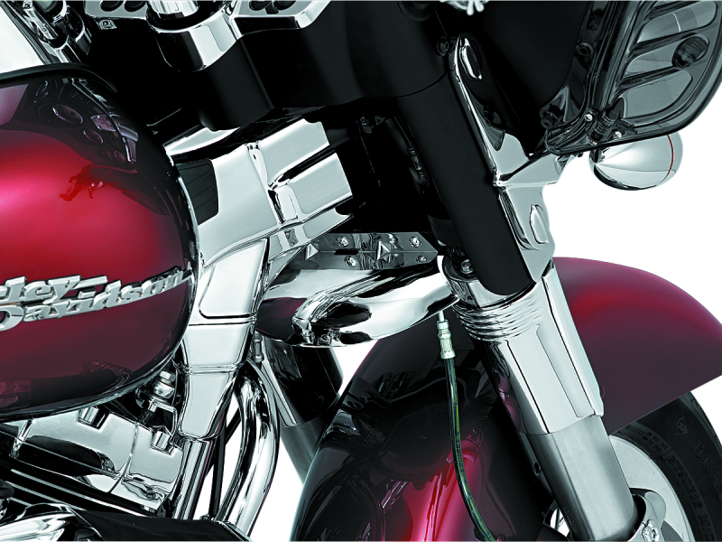 Kuryakyn 1100 Lower Tree Wind Deflector 80-13 Touring Chrome