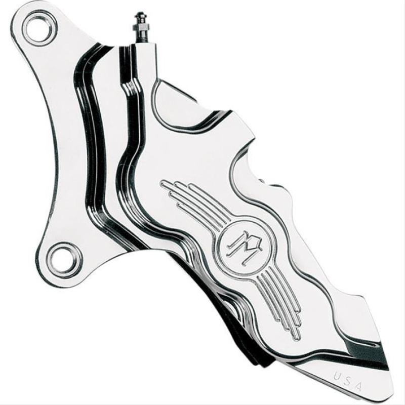 Performance Machine 0051-2917-CH Frt 6 Pistn Diff Bore Clpr - Chrome